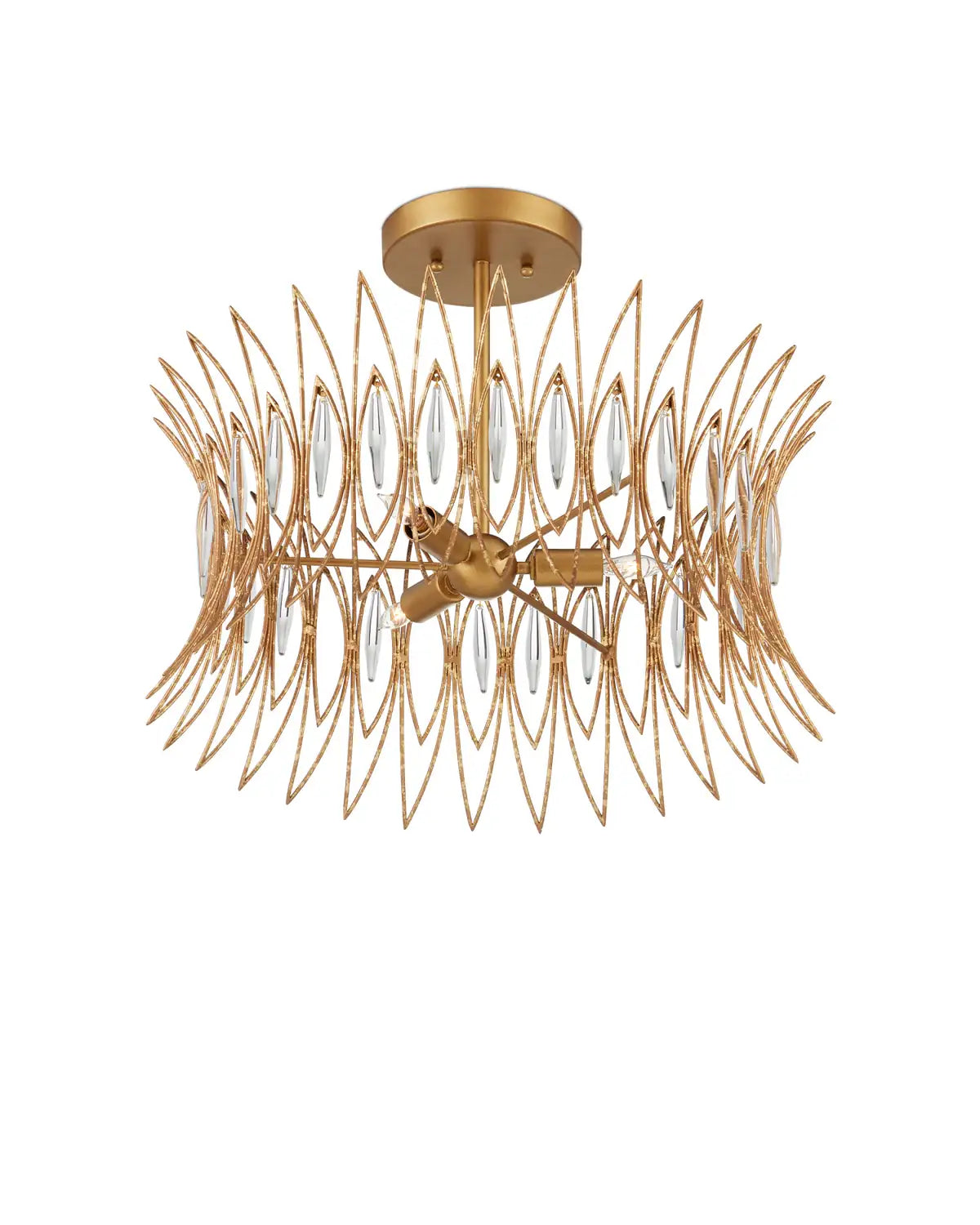 CURREY & COMPANY, MARQUISE SEMI-FLUSH MOUNT, FLUSH MOUNT CEILING LIGHTS