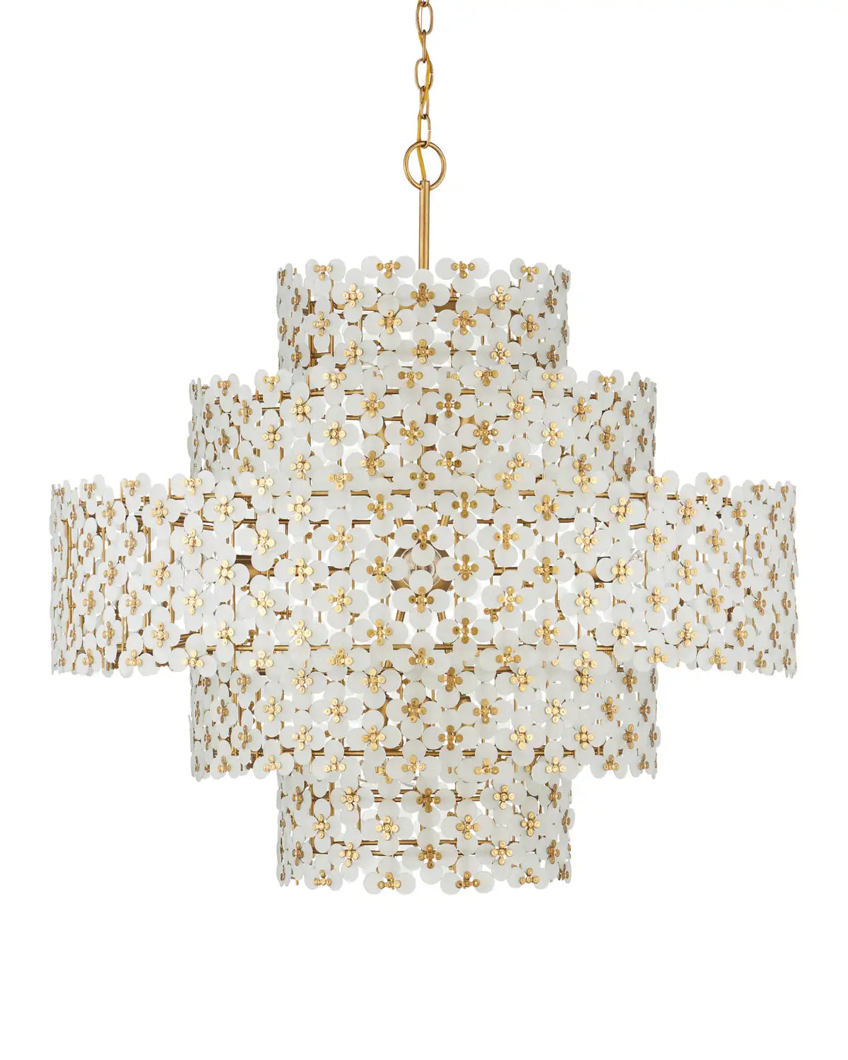 CURREY & COMPANY, SPRING FLOWER CHANDELIER, CHANDELIER LIGHT