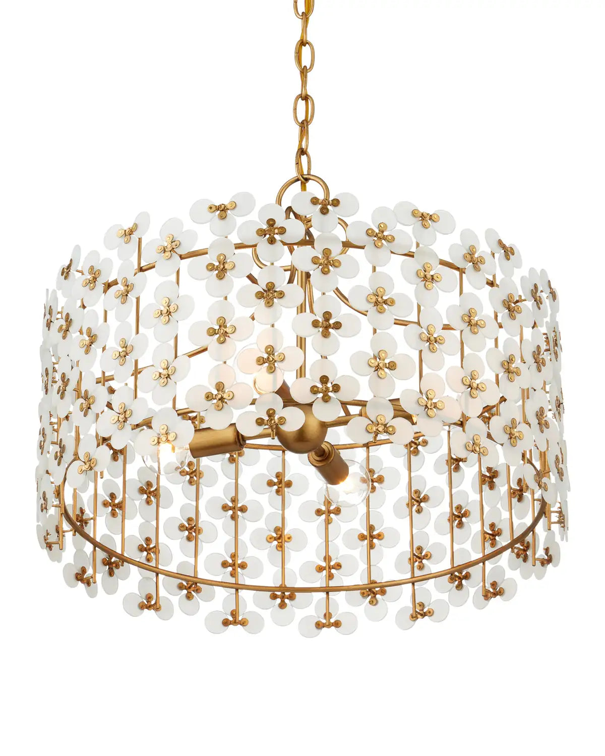 CURREY & COMPANY, SPRING FLOWER PENDANT, CHANDELIER LIGHT
