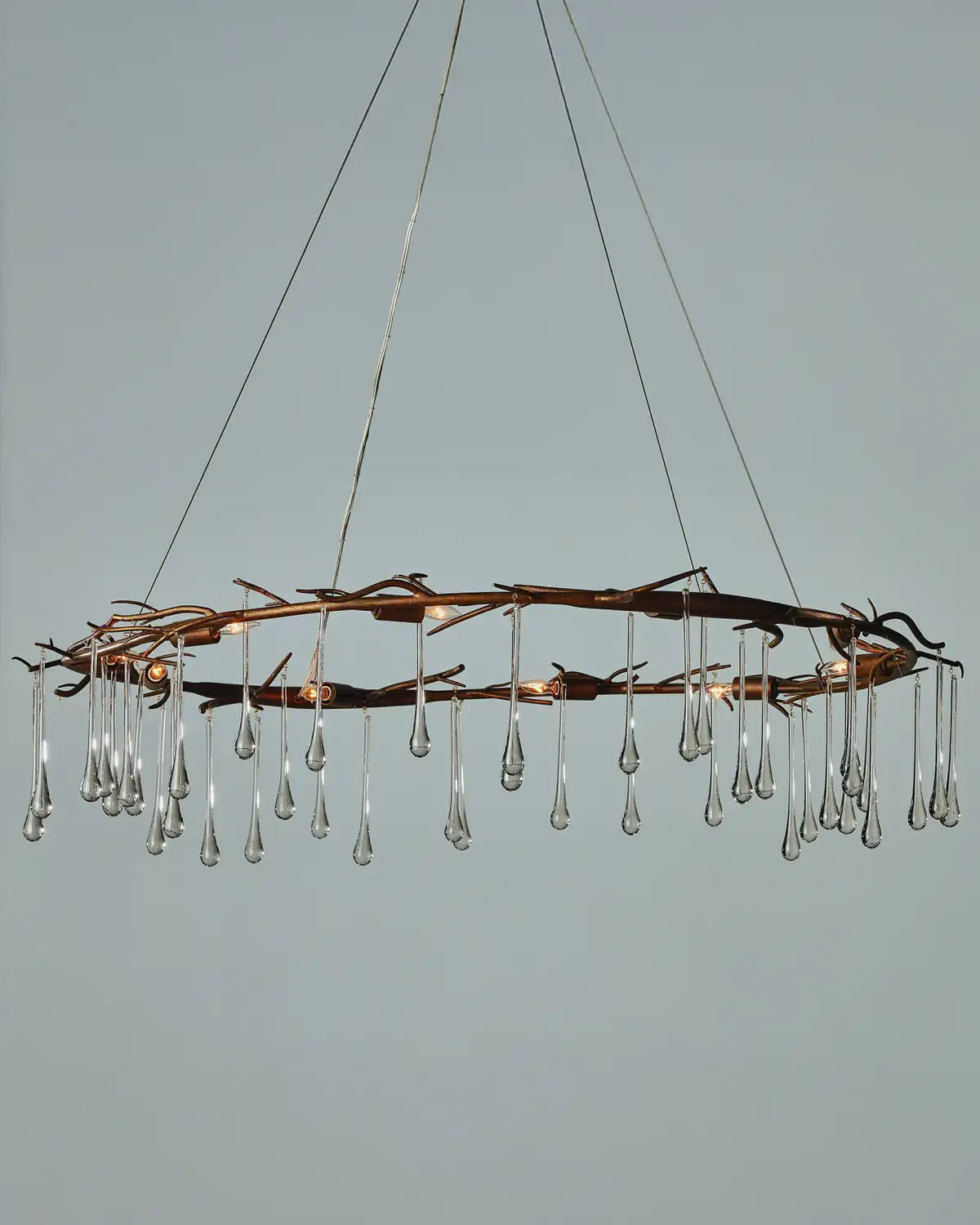CURREY & COMPANY, MORNING GROVE CHANDELIER, CHANDELIER LIGHT