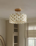 CURREY & COMPANY, SPRING FLOWER SEMI-FLUSH MOUNT, SEMI FLUSH MOUNT LIGHT