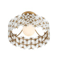 CURREY & COMPANY, SPRING FLOWER SEMI-FLUSH MOUNT, SEMI FLUSH MOUNT LIGHT