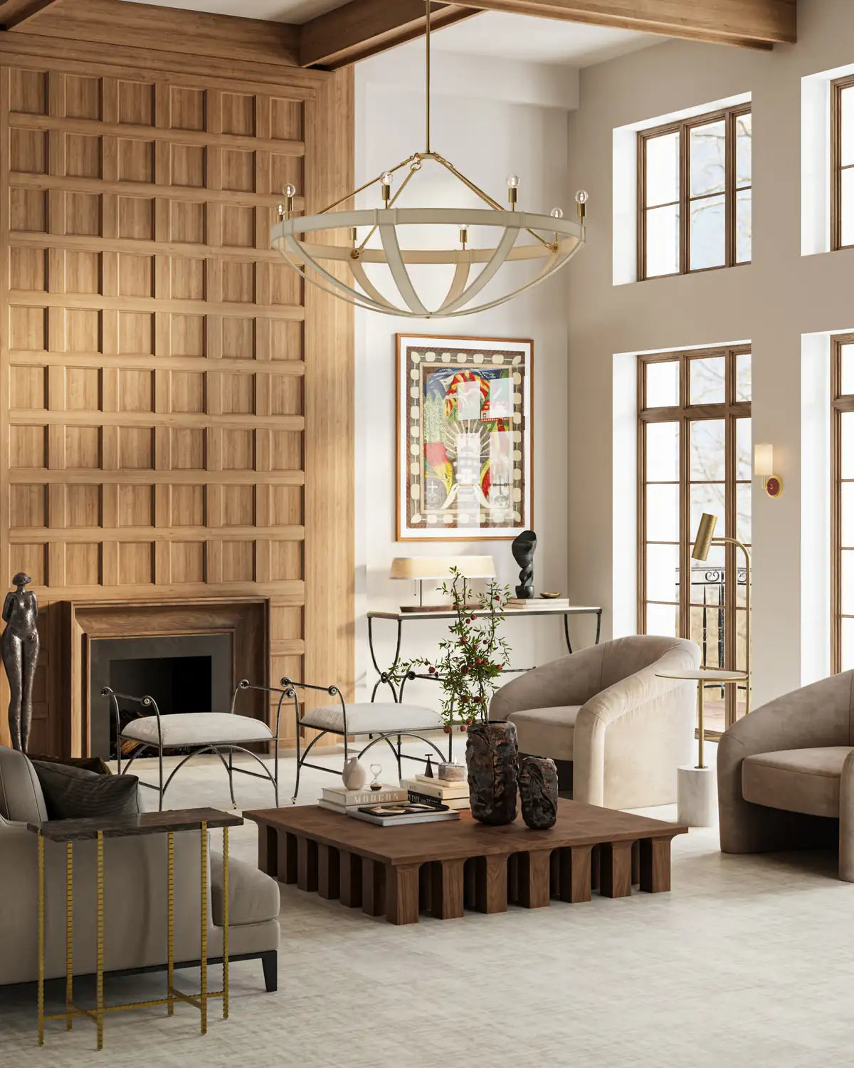 CURREY & COMPANY, BARRINGTON CHANDELIER, CHANDELIER LIGHT