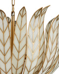 CURREY & COMPANY, LAMINA BOWL CHANDELIER, CHANDELIER LIGHT
