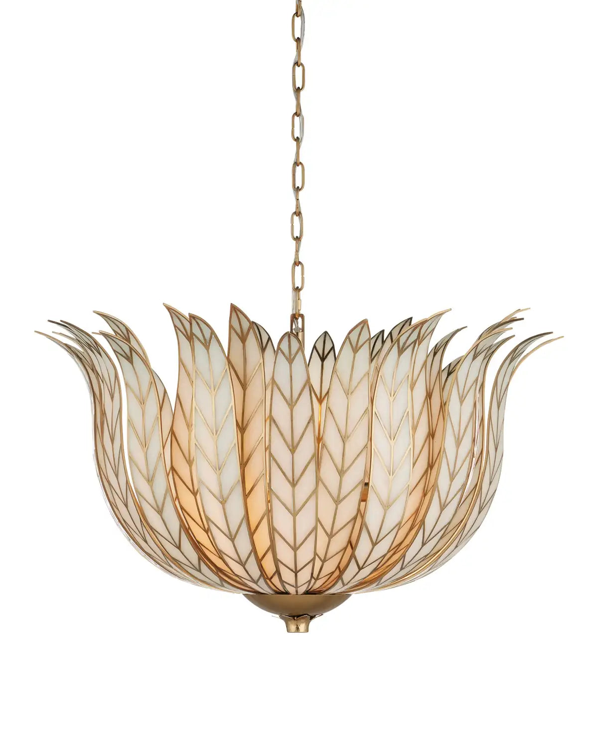 CURREY & COMPANY, LAMINA BOWL CHANDELIER, CHANDELIER LIGHT