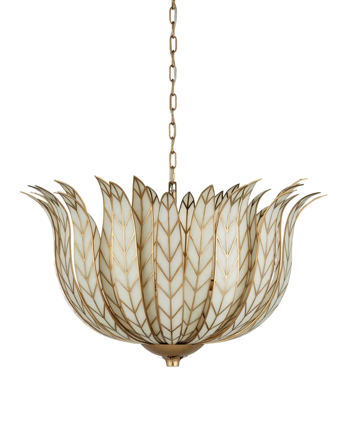 CURREY & COMPANY, LAMINA BOWL CHANDELIER, CHANDELIER LIGHT