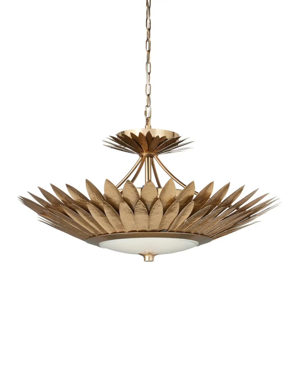 CURREY & COMPANY, PLUMAGE SEMI-FLUSH MOUNT, SEMI FLUSH MOUNT LIGHT