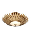 CURREY & COMPANY, PLUMAGE SEMI-FLUSH MOUNT, SEMI FLUSH MOUNT LIGHT
