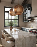 CURREY & COMPANY, BUCKRAM ORB PENDANT, PENDANT LIGHT