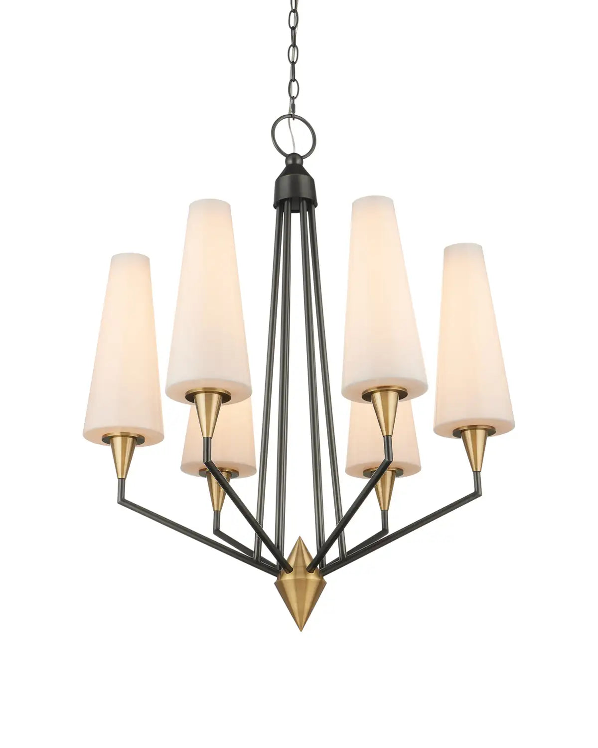 CURREY & COMPANY, HENNIN CHANDELIER, CHANDELIER LIGHT