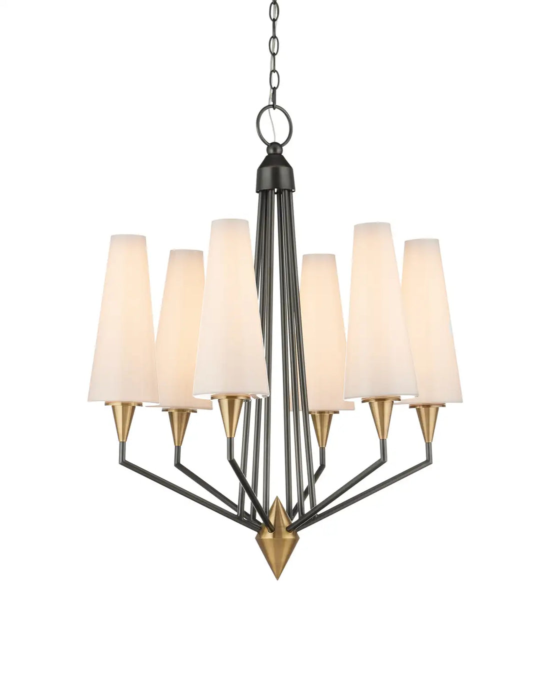 CURREY & COMPANY, HENNIN CHANDELIER, CHANDELIER LIGHT