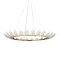 CURREY & COMPANY, OAKWREATH CHANDELIER, CHANDELIER LIGHT