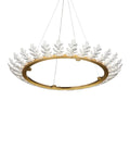 CURREY & COMPANY, OAKWREATH CHANDELIER, CHANDELIER LIGHT