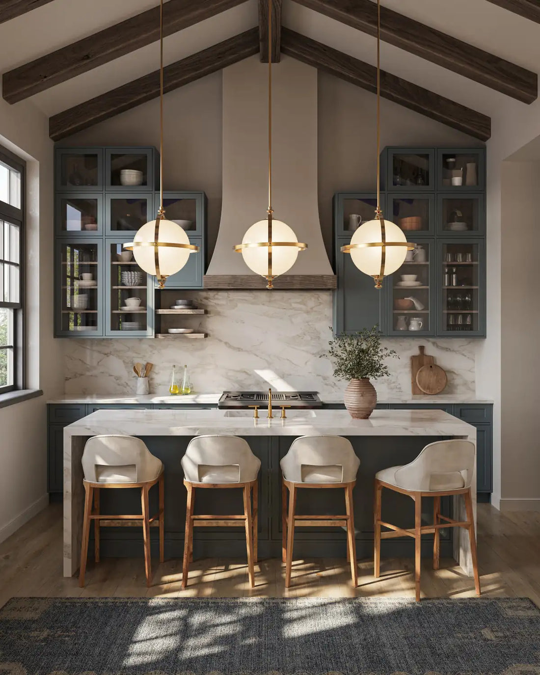 CURREY & COMPANY, ASTRAL PENDANT, PENDANT LIGHT