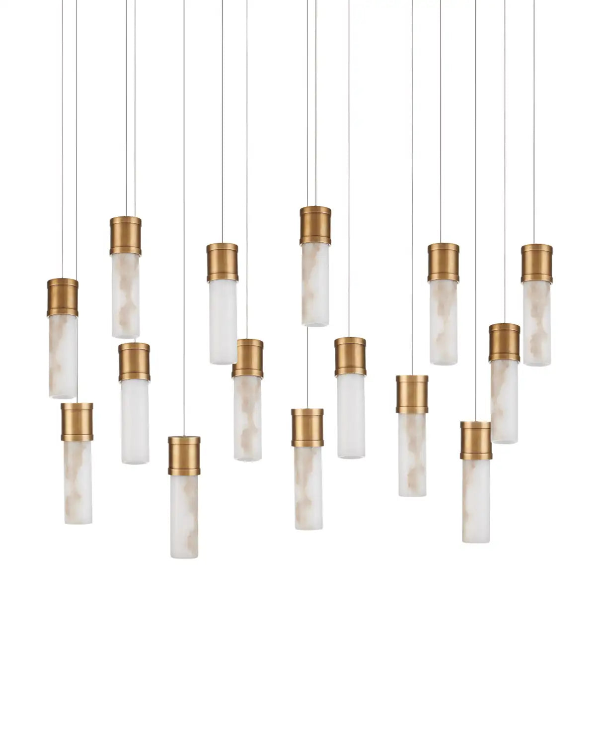 CURREY & COMPANY, CANNULA LINEAR MULTI-DROP PENDANT, PENDANT LIGHT