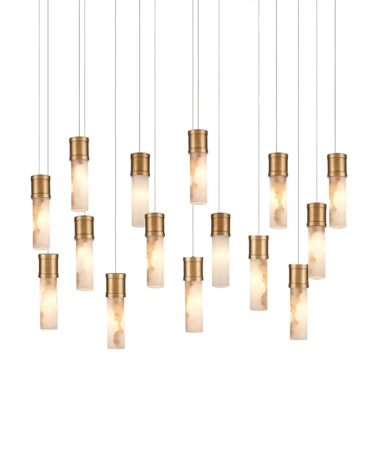 CURREY & COMPANY, CANNULA LINEAR MULTI-DROP PENDANT, PENDANT LIGHT