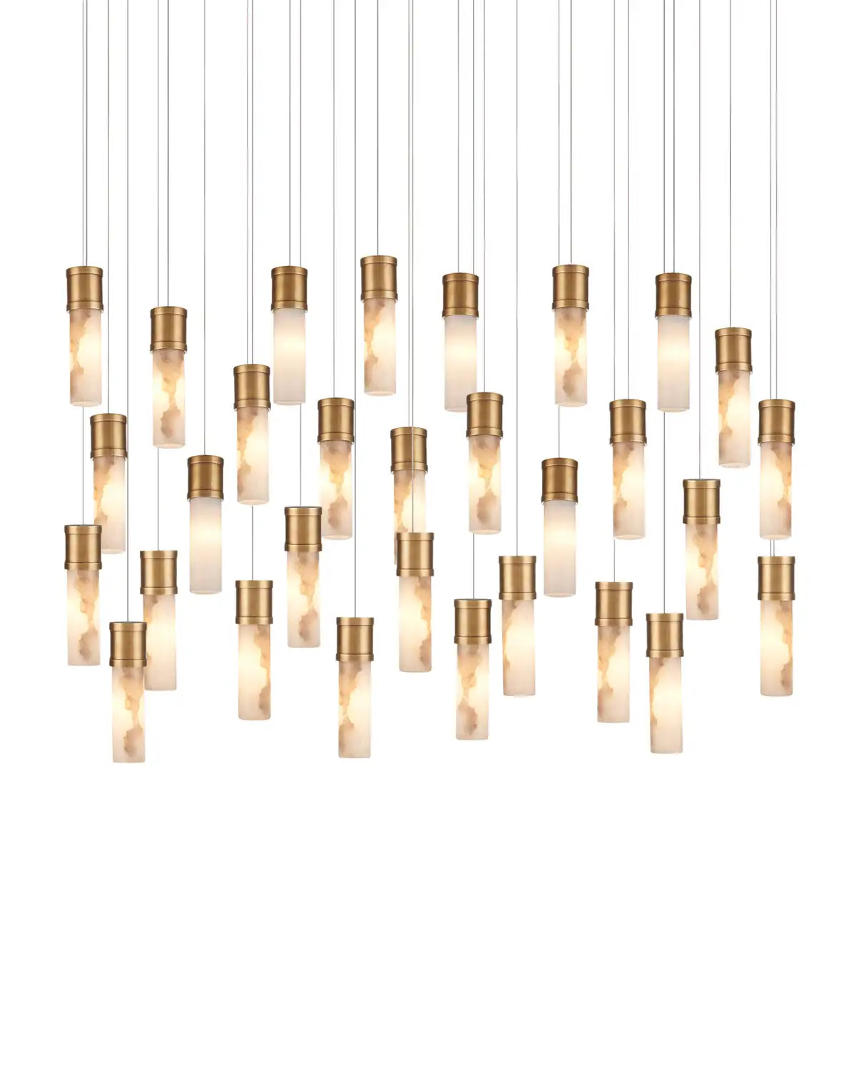 CURREY & COMPANY, CANNULA LINEAR MULTI-DROP PENDANT, PENDANT LIGHT