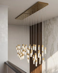CURREY & COMPANY, CANNULA LINEAR MULTI-DROP PENDANT, PENDANT LIGHT