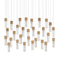 CURREY & COMPANY, CANNULA LINEAR MULTI-DROP PENDANT, PENDANT LIGHT