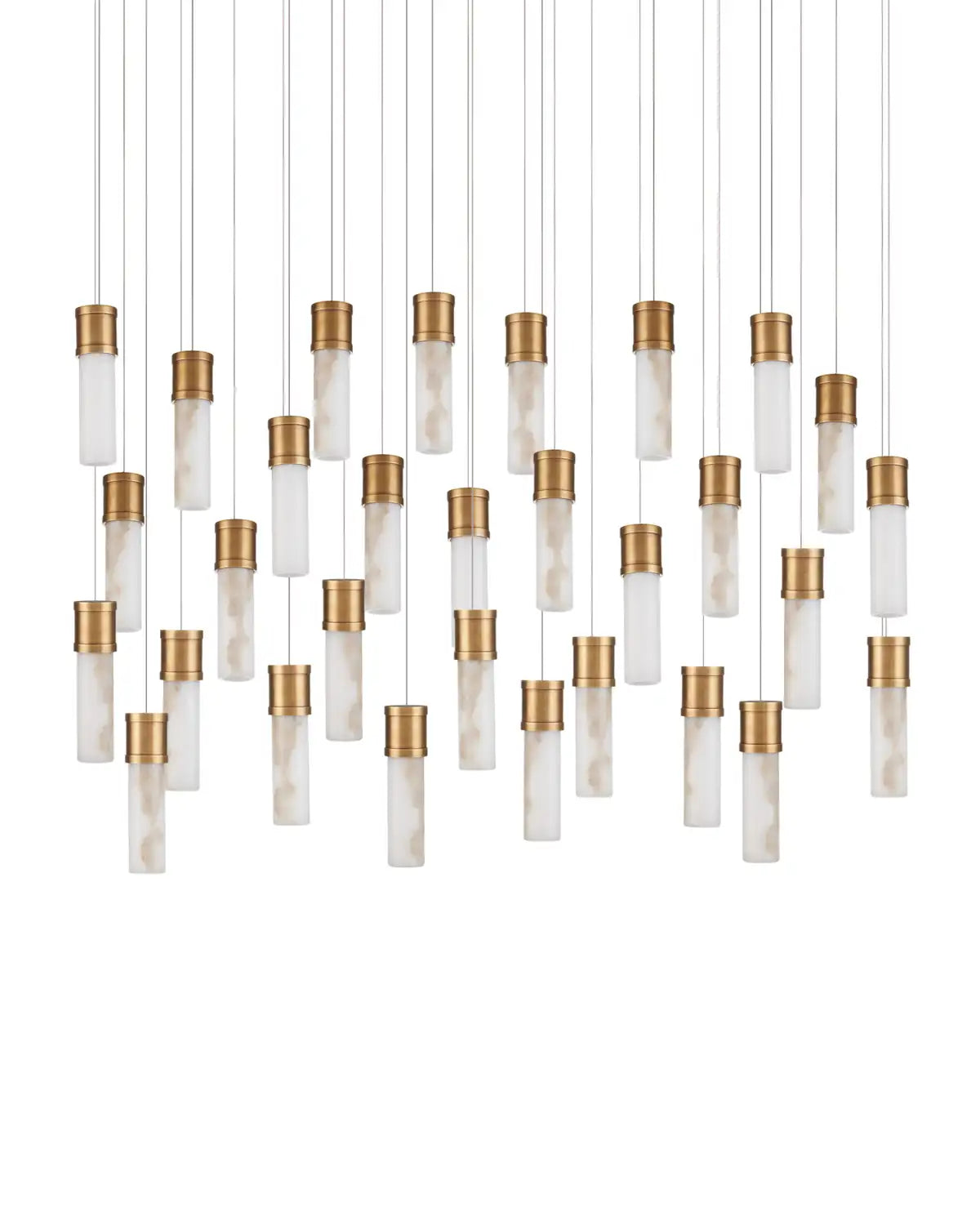 CURREY & COMPANY, CANNULA LINEAR MULTI-DROP PENDANT, PENDANT LIGHT