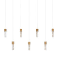 CURREY & COMPANY, CANNULA LINEAR MULTI-DROP PENDANT, PENDANT LIGHT