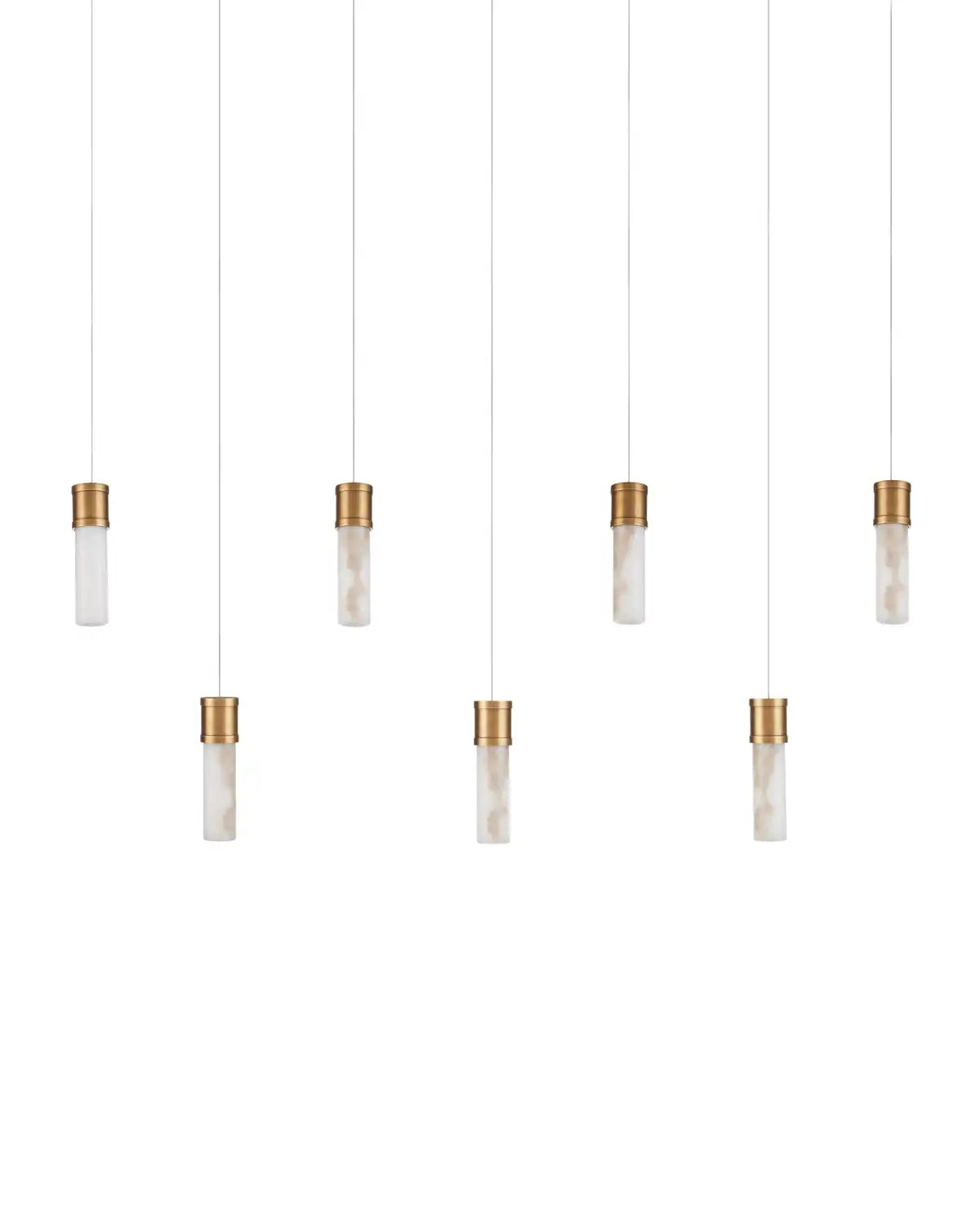 CURREY & COMPANY, CANNULA LINEAR MULTI-DROP PENDANT, PENDANT LIGHT