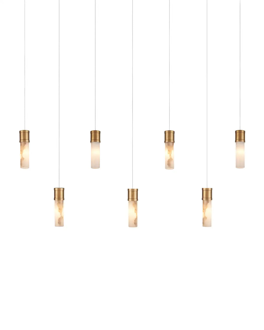 CURREY & COMPANY, CANNULA LINEAR MULTI-DROP PENDANT, PENDANT LIGHT