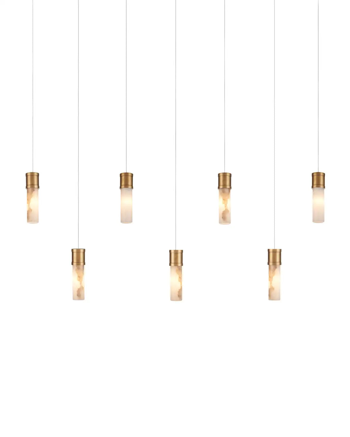 CURREY & COMPANY, CANNULA LINEAR MULTI-DROP PENDANT, PENDANT LIGHT