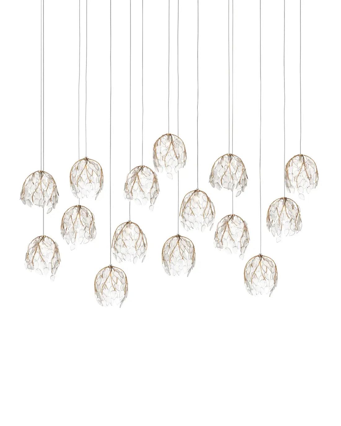 CURREY & COMPANY, BANYAN LINEAR MULTI-DROP PENDANT, PENDANT LIGHT