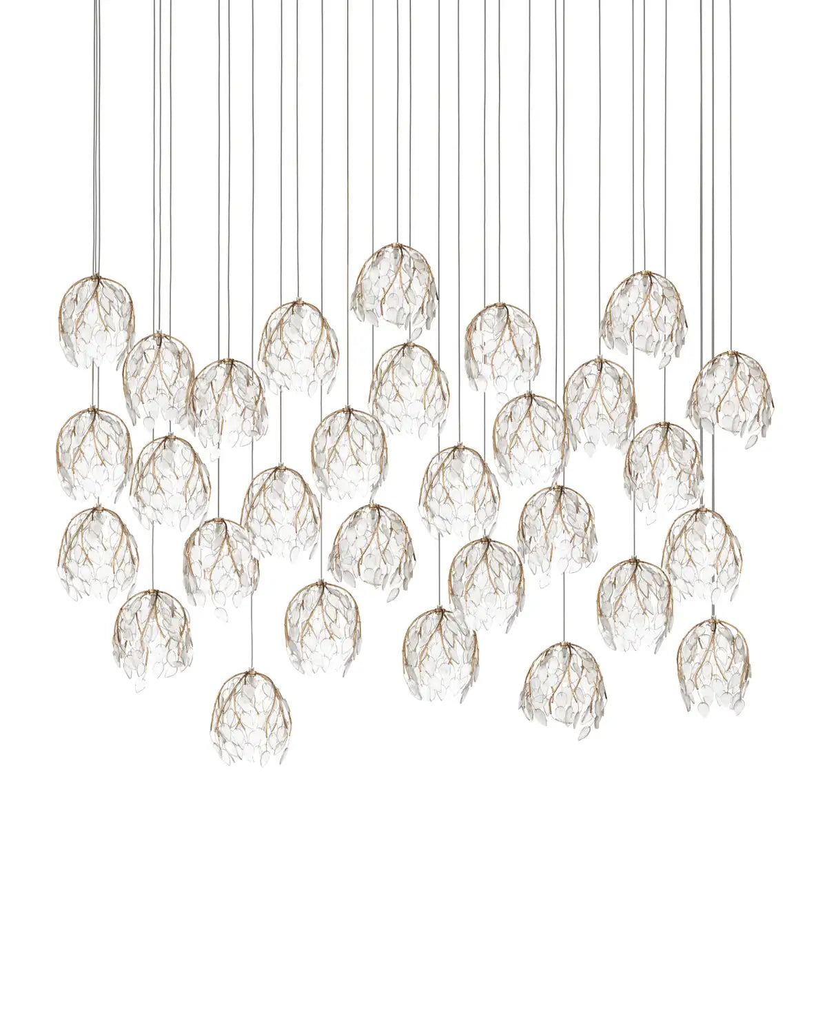 CURREY & COMPANY, BANYAN LINEAR MULTI-DROP PENDANT, PENDANT LIGHT