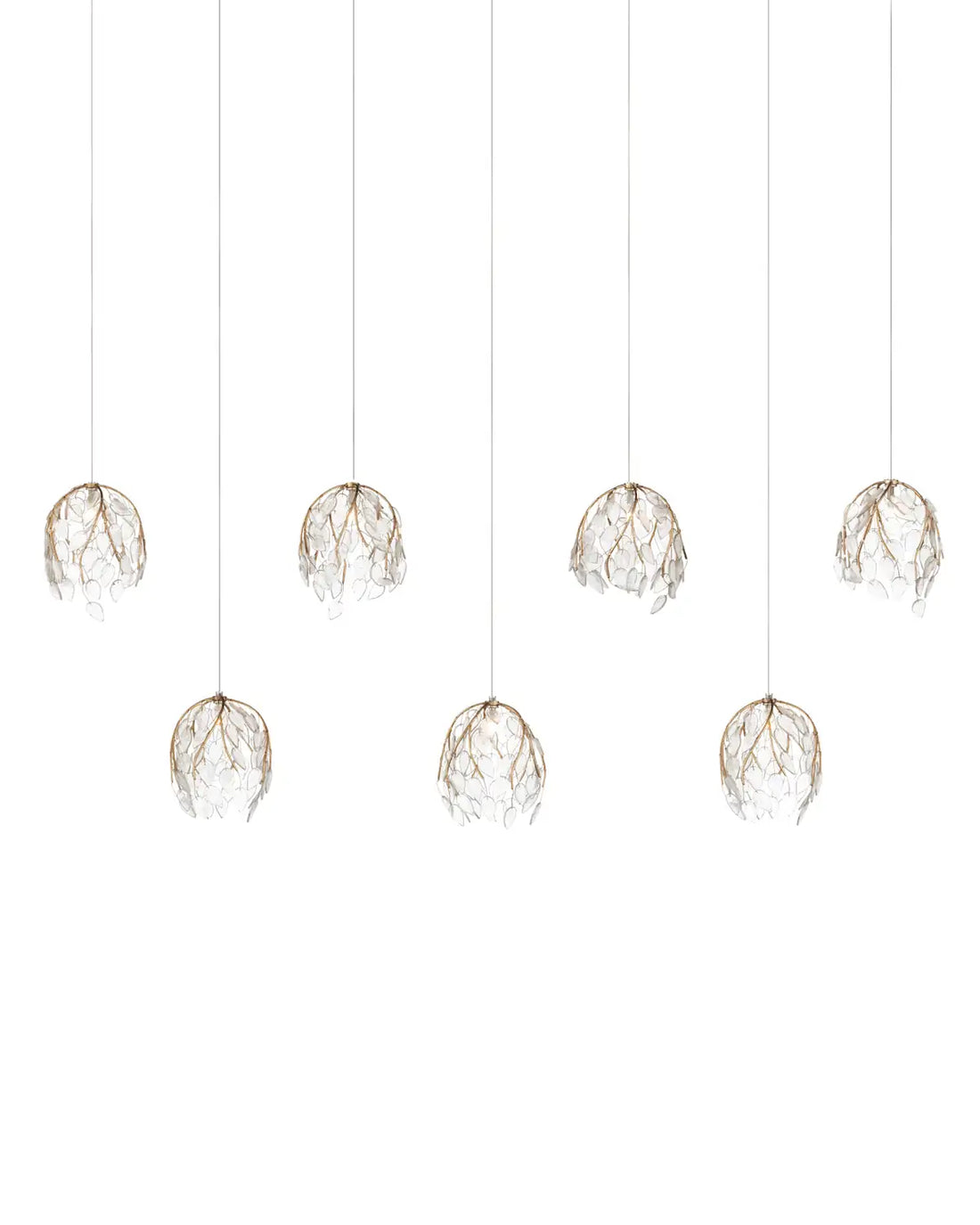 CURREY & COMPANY, BANYAN LINEAR MULTI-DROP PENDANT, PENDANT LIGHT