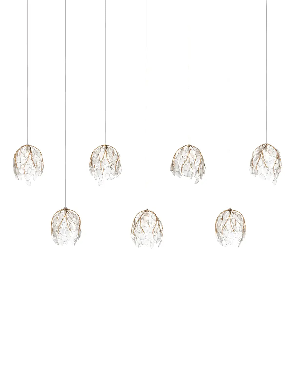 CURREY & COMPANY, BANYAN LINEAR MULTI-DROP PENDANT, PENDANT LIGHT