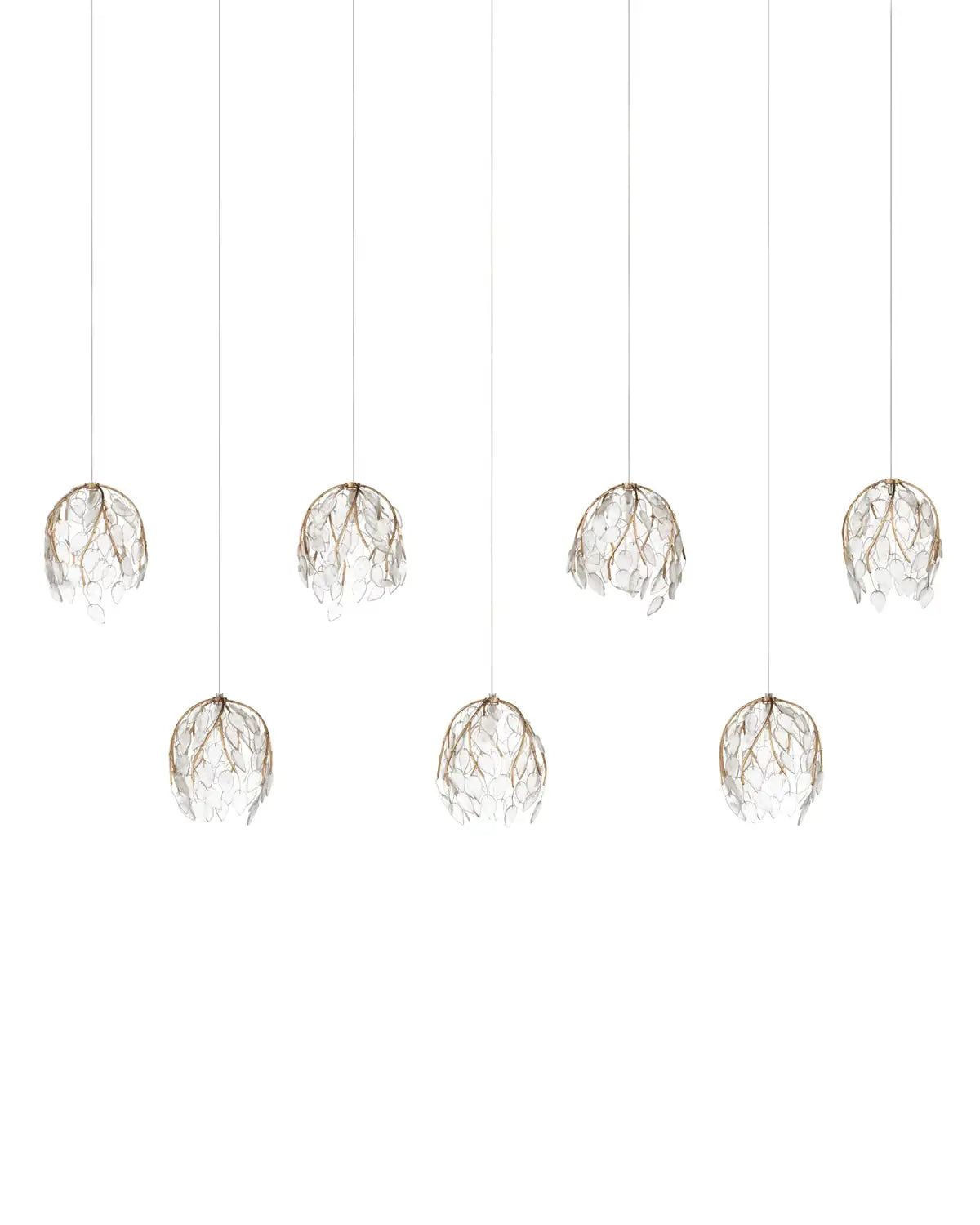 CURREY & COMPANY, BANYAN LINEAR MULTI-DROP PENDANT, PENDANT LIGHT