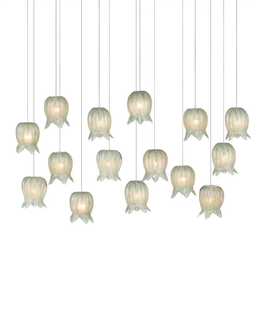 CURREY & COMPANY, POLPO LINEAR MULTI-DROP PENDANT, PENDANT LIGHT