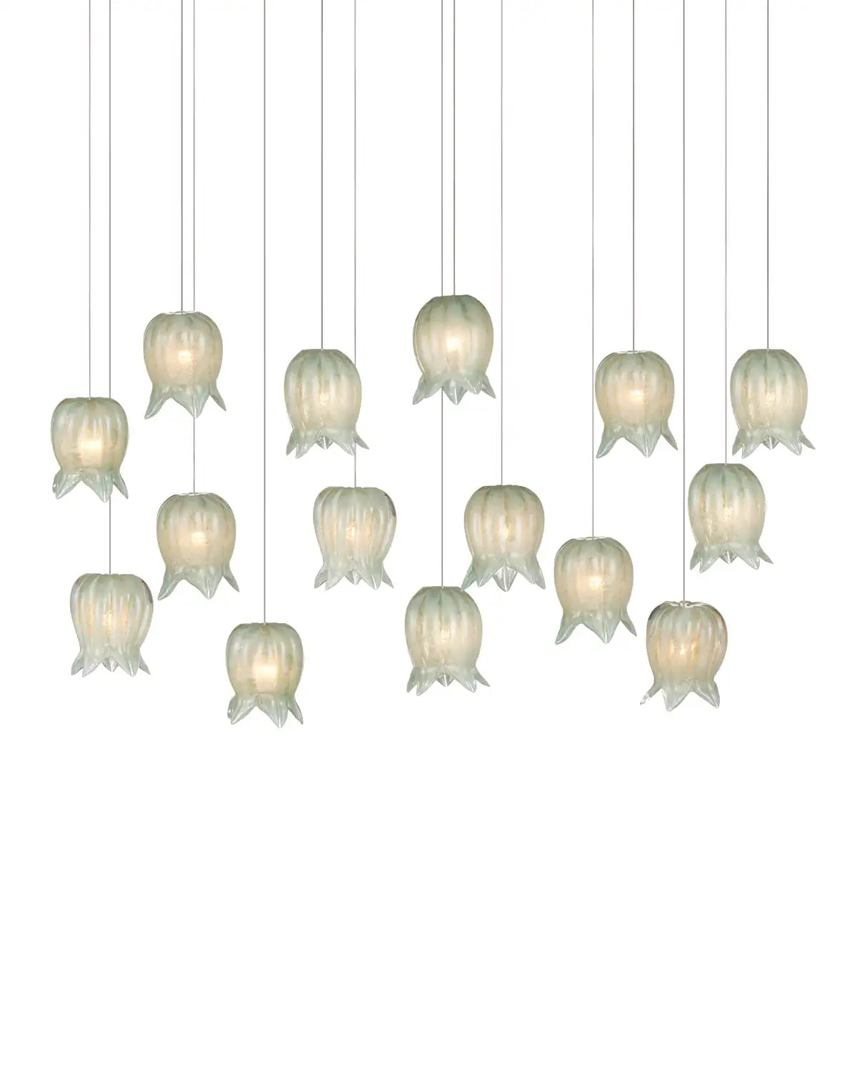 CURREY & COMPANY, POLPO LINEAR MULTI-DROP PENDANT, PENDANT LIGHT