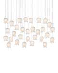 CURREY & COMPANY, POLPO LINEAR MULTI-DROP PENDANT, PENDANT LIGHT