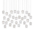CURREY & COMPANY, POLPO LINEAR MULTI-DROP PENDANT, PENDANT LIGHT