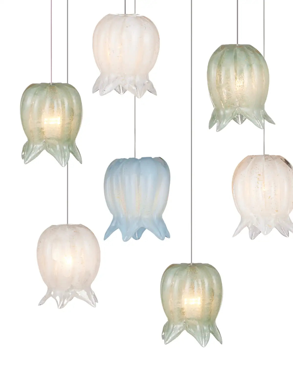 CURREY & COMPANY, POLPO MISTO LINEAR MULTI-DROP PENDANT, PENDANT LIGHT