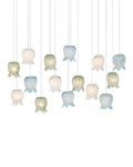 CURREY & COMPANY, POLPO MISTO LINEAR MULTI-DROP PENDANT, PENDANT LIGHT