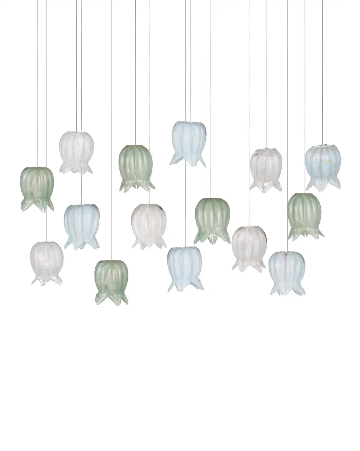 CURREY & COMPANY, POLPO MISTO LINEAR MULTI-DROP PENDANT, PENDANT LIGHT