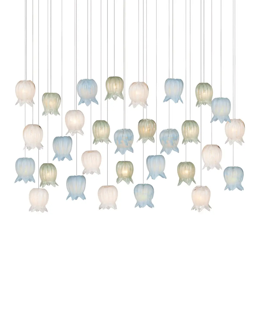 CURREY & COMPANY, POLPO MISTO LINEAR MULTI-DROP PENDANT, PENDANT LIGHT