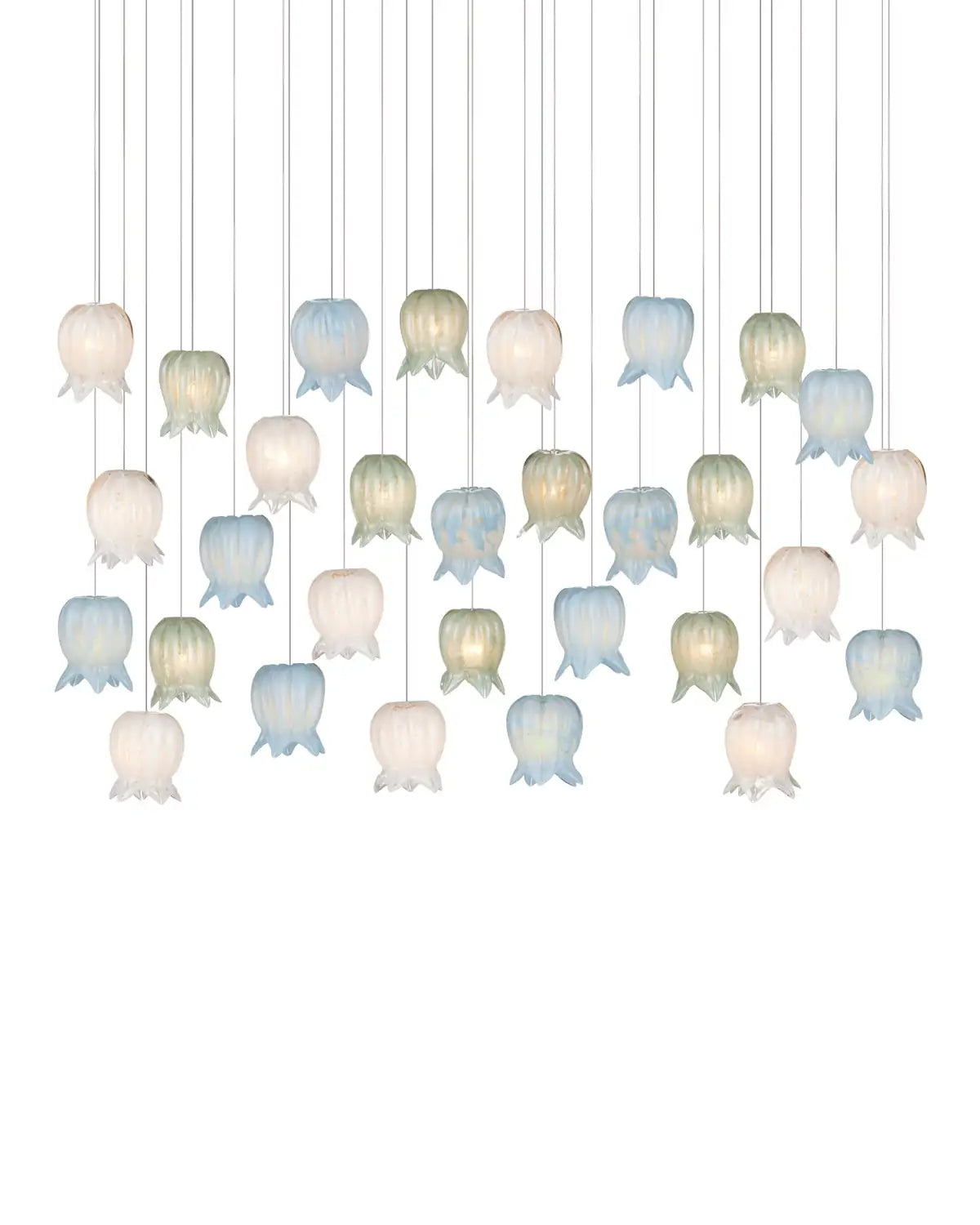 CURREY & COMPANY, POLPO MISTO LINEAR MULTI-DROP PENDANT, PENDANT LIGHT