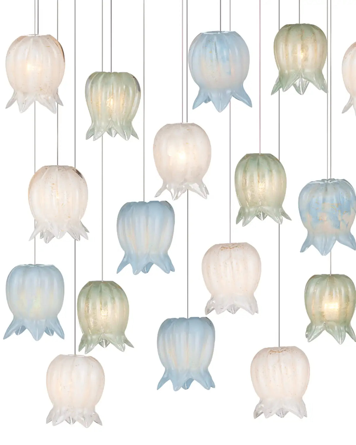 CURREY & COMPANY, POLPO MISTO LINEAR MULTI-DROP PENDANT, PENDANT LIGHT