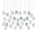 CURREY & COMPANY, POLPO MISTO LINEAR MULTI-DROP PENDANT, PENDANT LIGHT