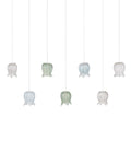 CURREY & COMPANY, POLPO MISTO LINEAR MULTI-DROP PENDANT, PENDANT LIGHT