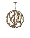 CURREY & COMPANY, DRIFTWOOD ORB CHANDELIER, CHANDELIER LIGHT