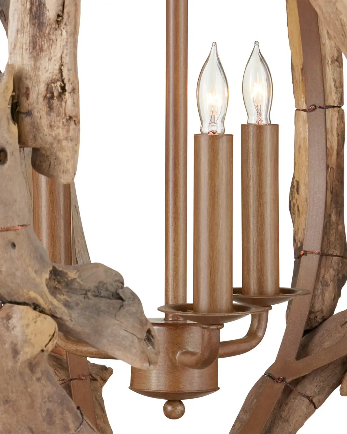CURREY & COMPANY, DRIFTWOOD ORB CHANDELIER, CHANDELIER LIGHT