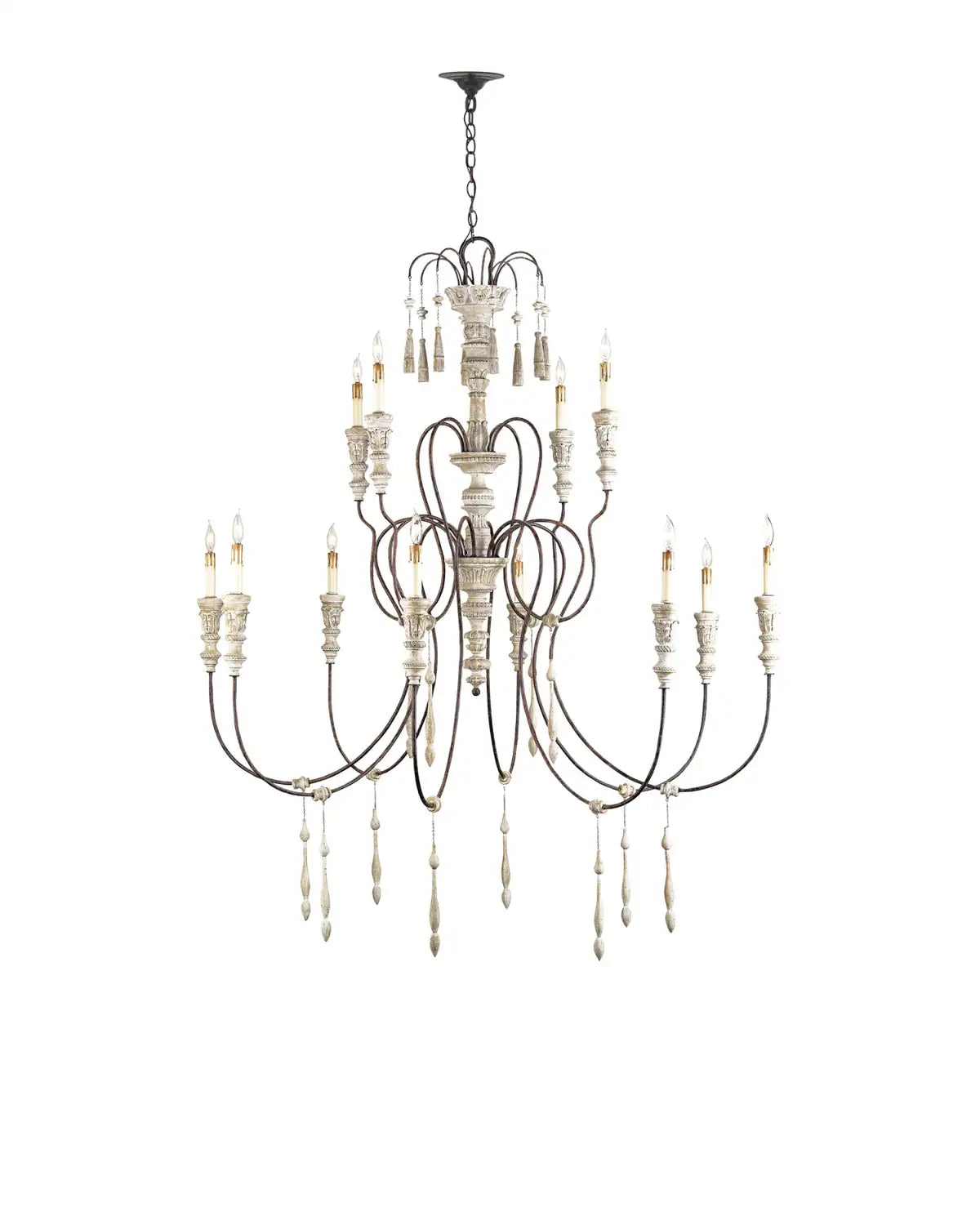 CURREY & COMPANY, HANNAH CHANDELIER, CHANDELIER LIGHT