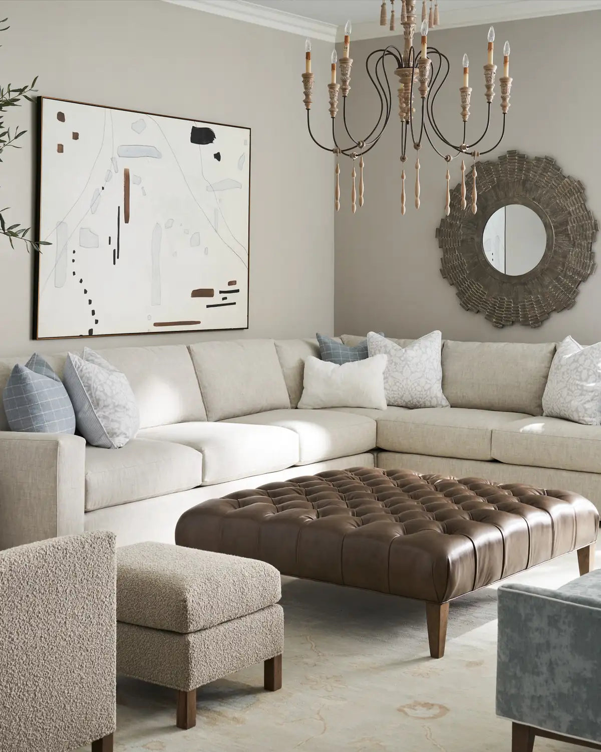 CURREY & COMPANY, HANNAH CHANDELIER, CHANDELIER LIGHT