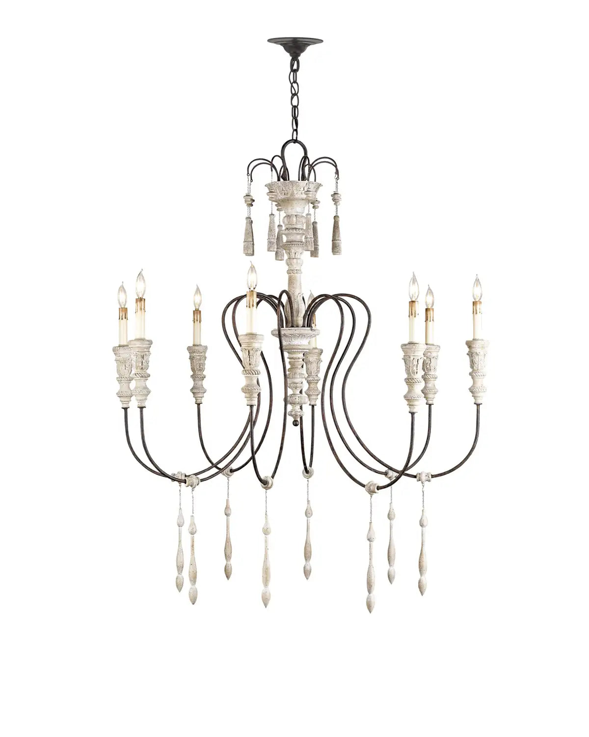 CURREY & COMPANY, HANNAH CHANDELIER, CHANDELIER LIGHT